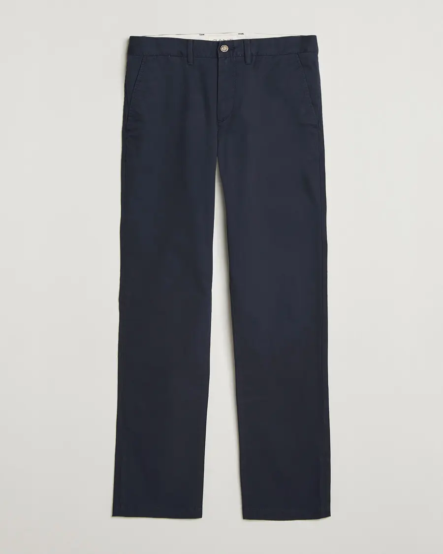 GANT Regular Fit Chinos Evening Blue