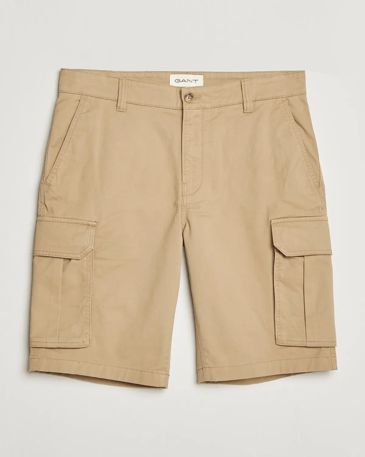 GANT Regular Fit Classic Cargo Shorts Dark Khaki