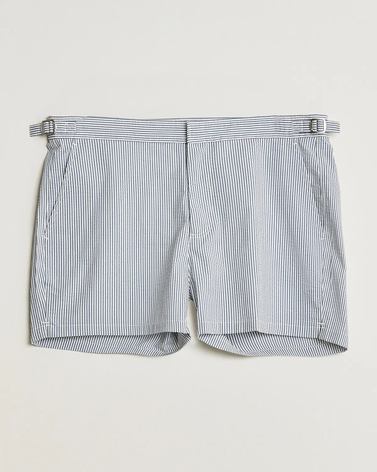 GANT Fitted Seersucker Swimshorts Vintage Blue