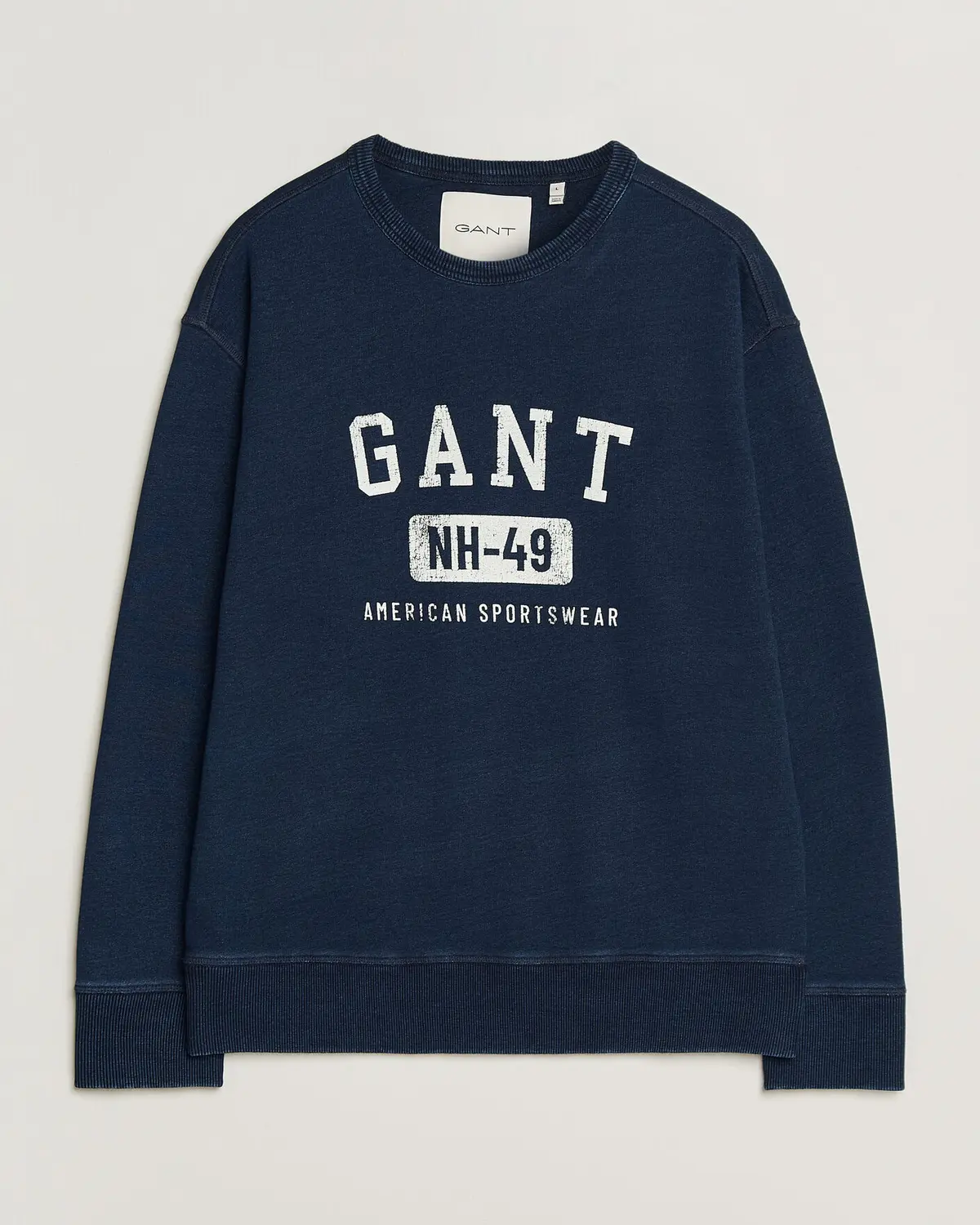 GANT Indigo Graphic Sweatshirt Dark Blue