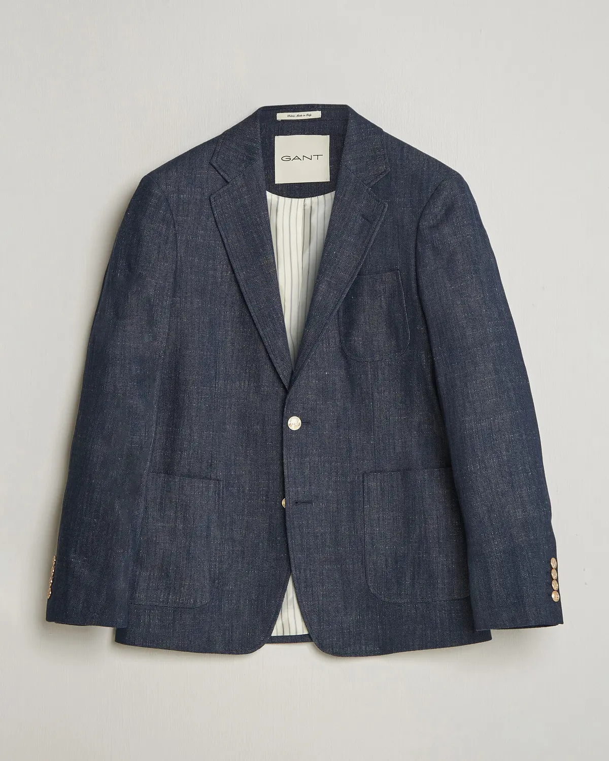 GANT Cotton Indigo Club Blazer Dark Blue Raw