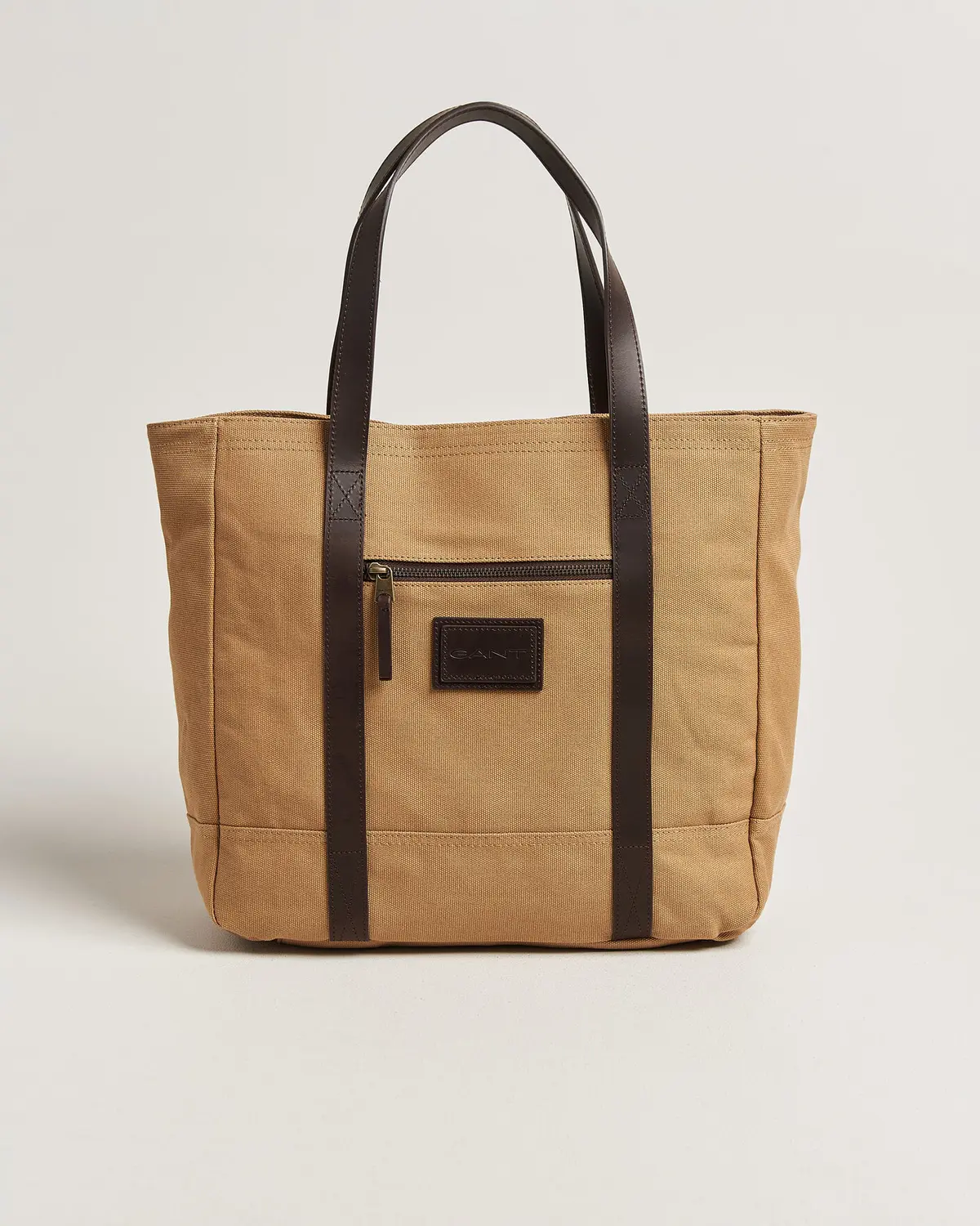 GANT Washed Canvas Tote Bag Warm Khaki