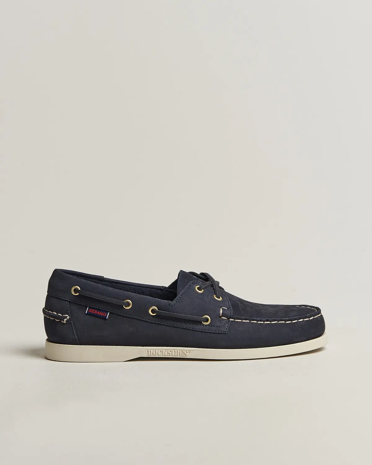 Sebago Docksides Portland Nubuck Boat Shoe Blue Navy
