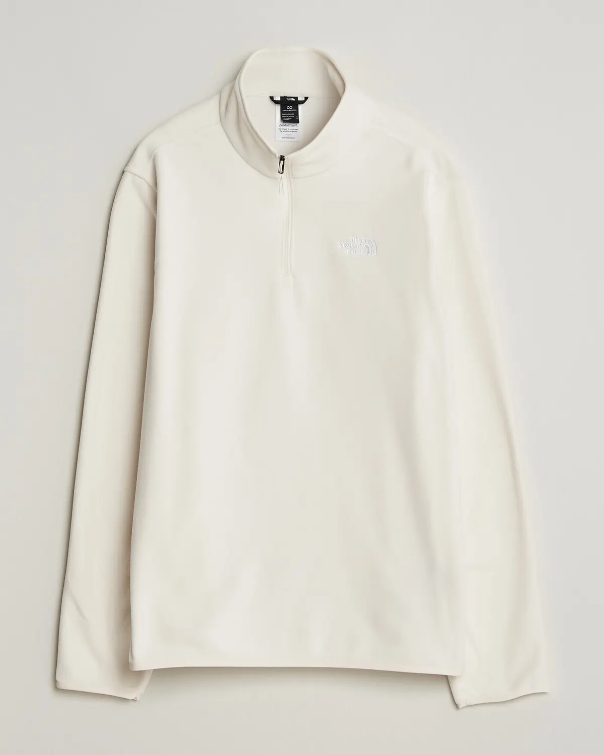 The North Face Glacier 1/4 Zip Fleece White Dune