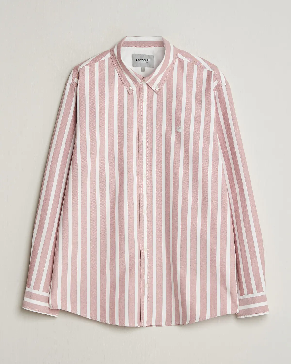 Carhartt WIP Deven Striped Oxford Shirt Oxide Red