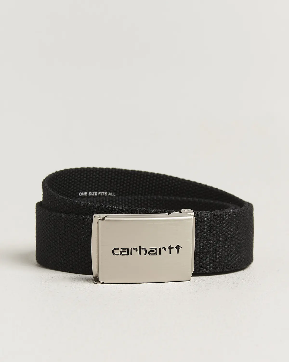 Carhartt WIP Clip Belt Chrome Black