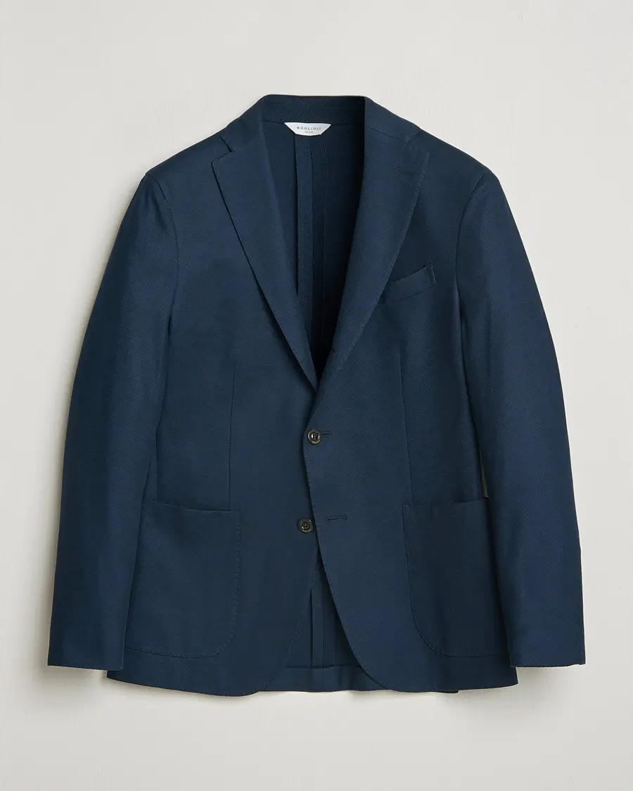 Boglioli K Jacket Jersey Blazer Navy
