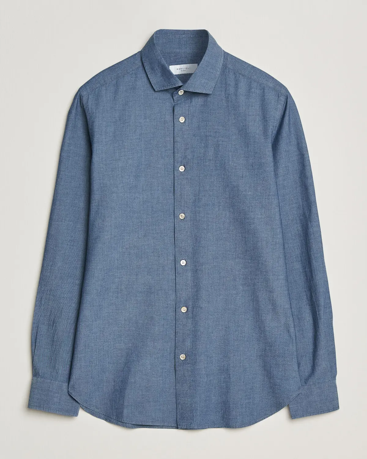 Boglioli Chambray Shirt Medium Blue