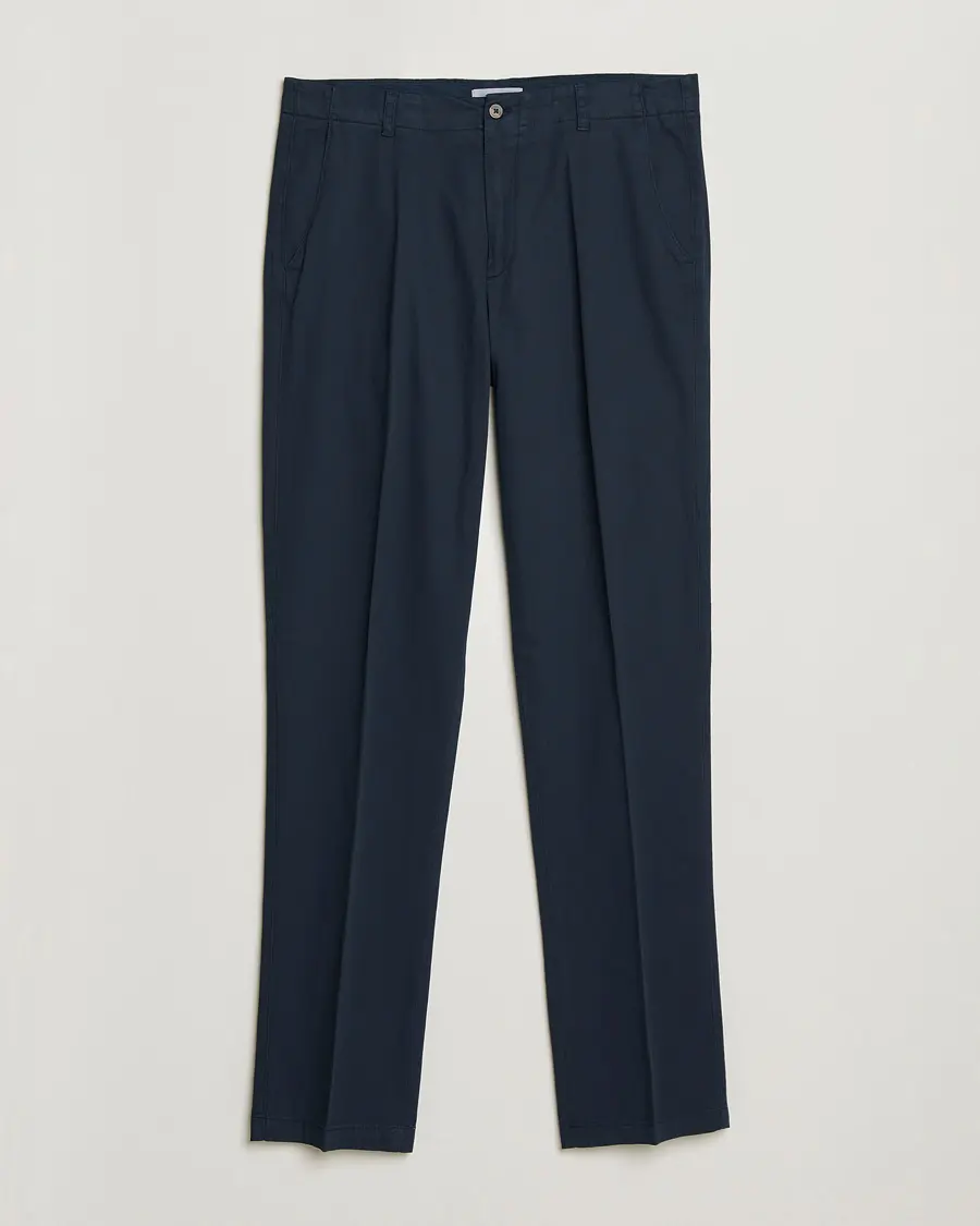 Boglioli Regular Fit Cotton Chinos Navy
