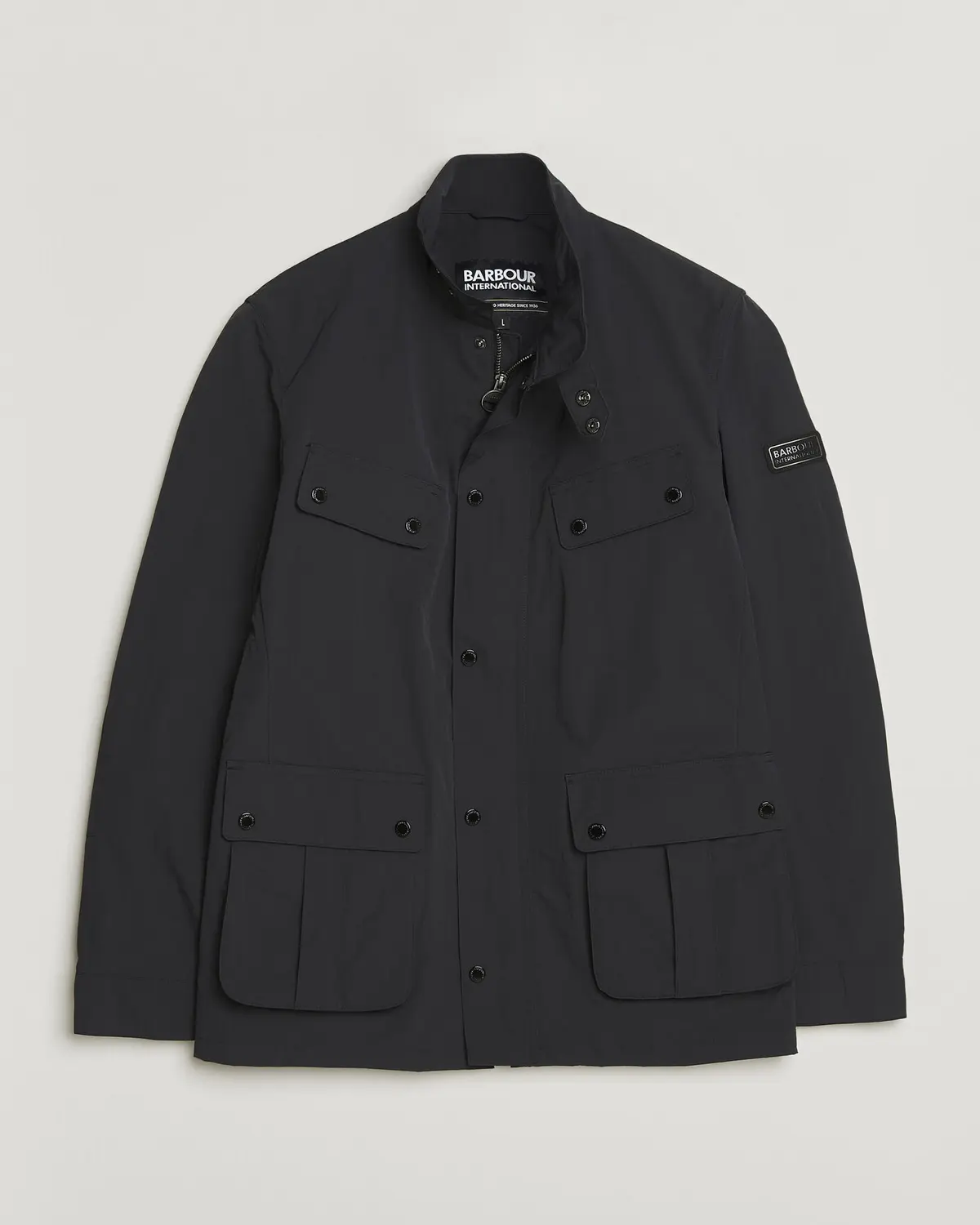 Barbour International Modern Showerproof Duke Jacket Black