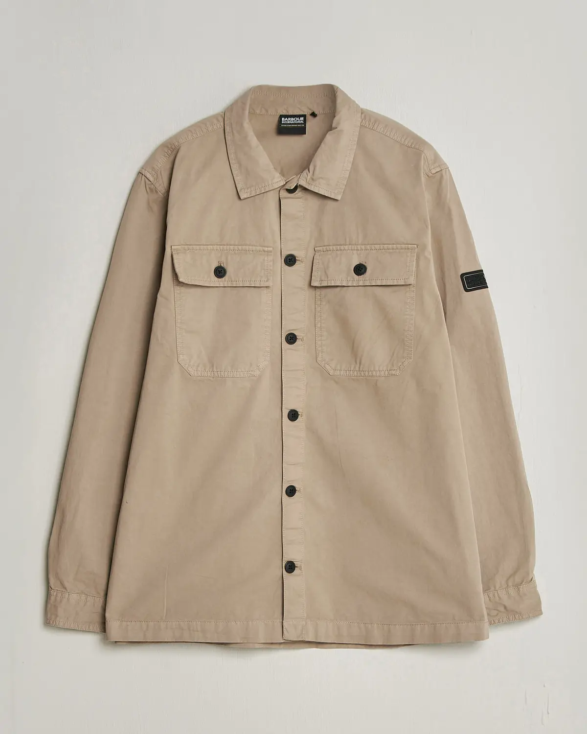 Barbour International Arlo Cotton Overshirt Coriander
