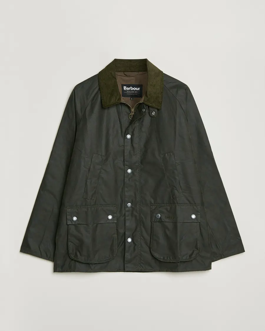 Barbour Lifestyle Tartan Ambleside Wax Jacket Archive Olive 