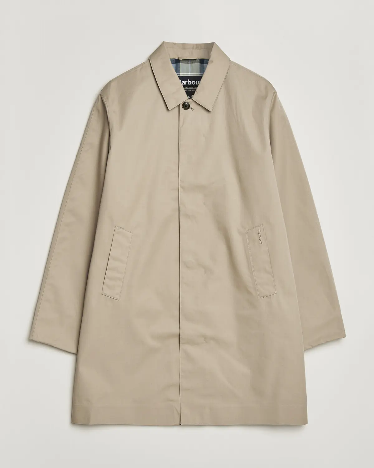 Barbour Lifestyle Rokig Waterproof Car Coat Washed Stone