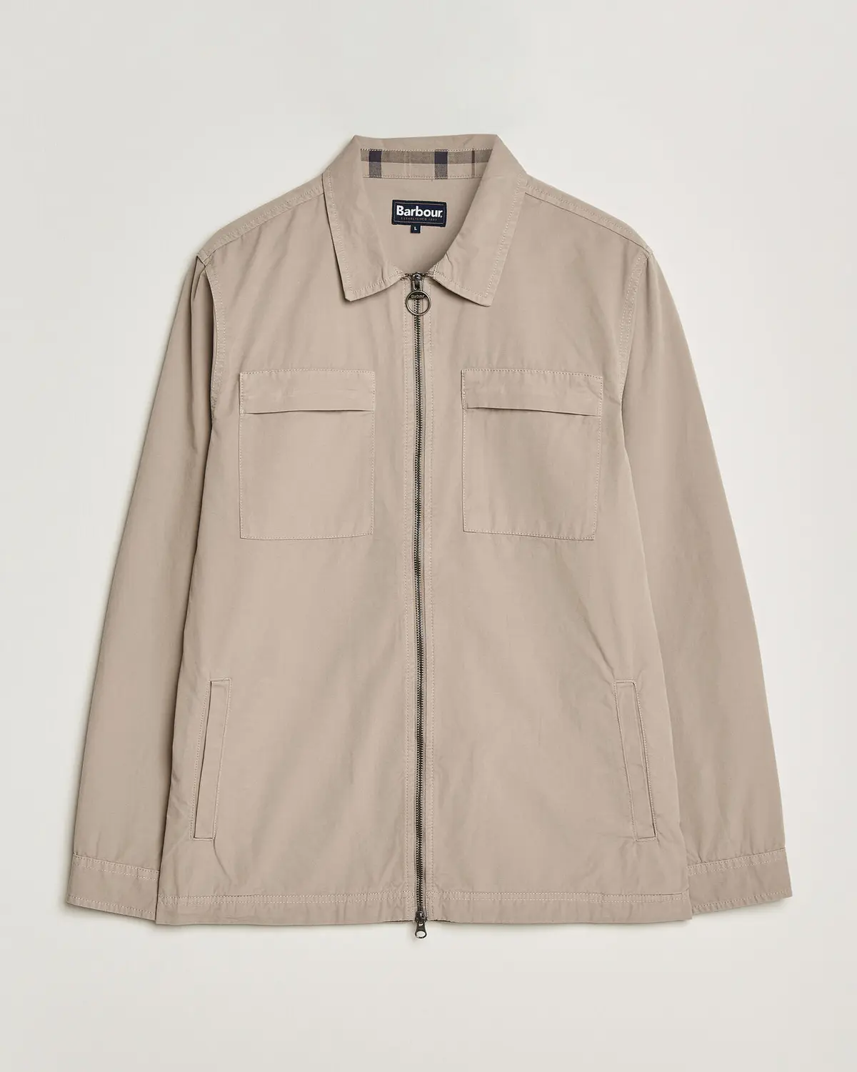 Barbour Lifestyle Glendale Zip Overshirt Concrete