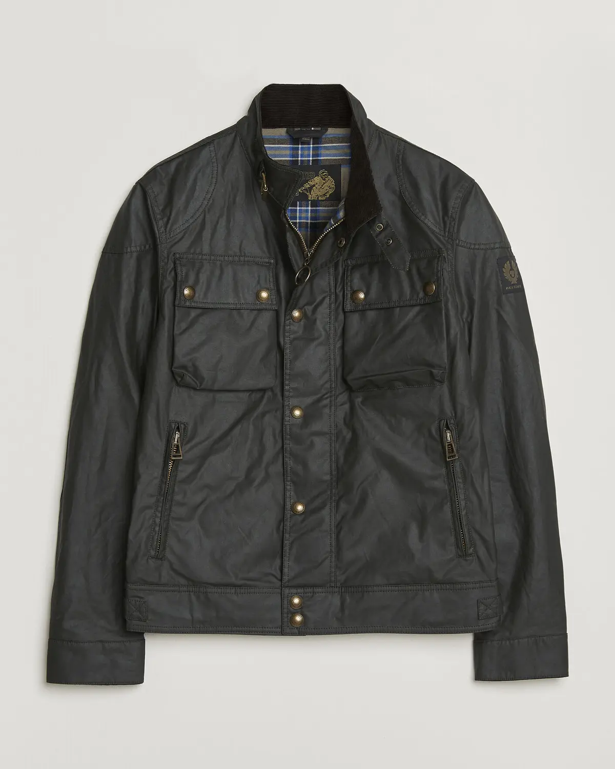 Belstaff Racemaster Waxed Jacket Faded Olive