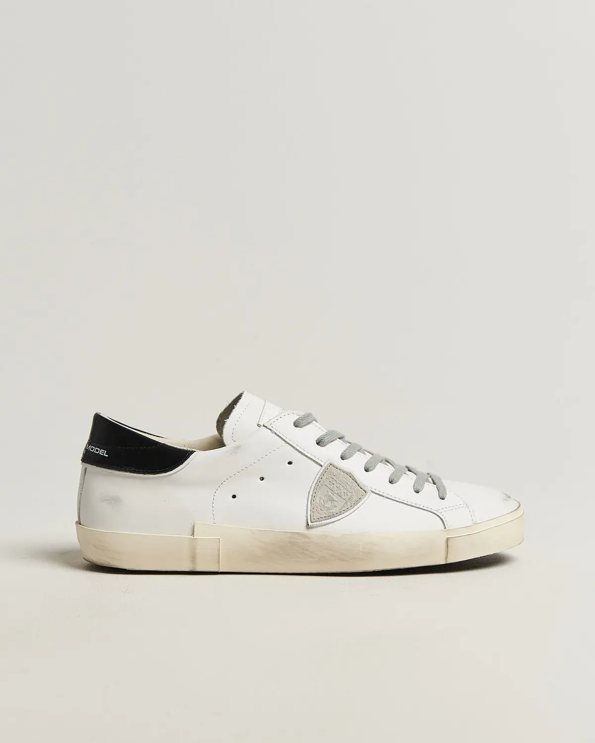 Philippe Model PRSX Low Top Canvas Mix Sneaker White/Black