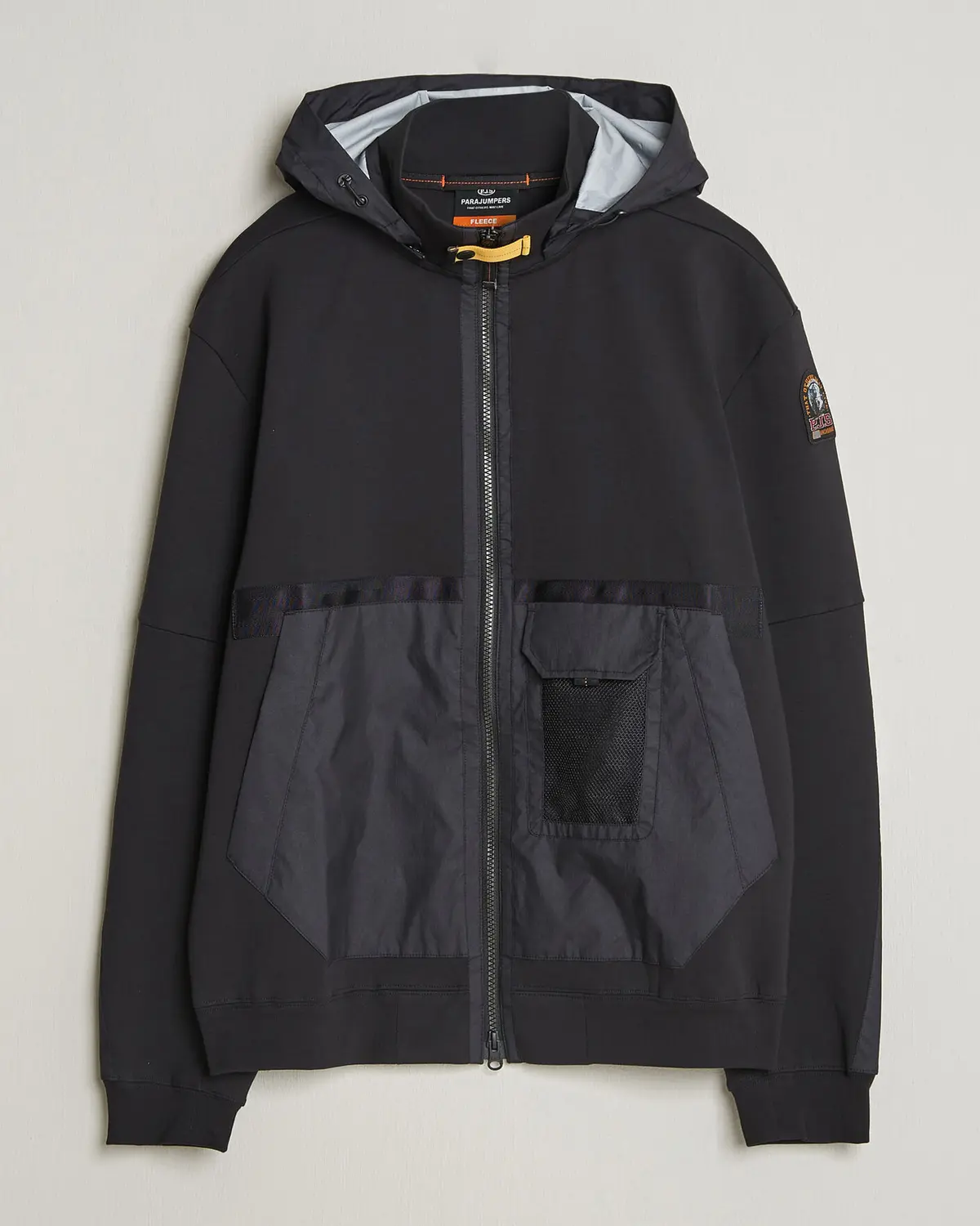 Parajumpers Kouga Evo Fleece Hooded Hybrid Jacket Black