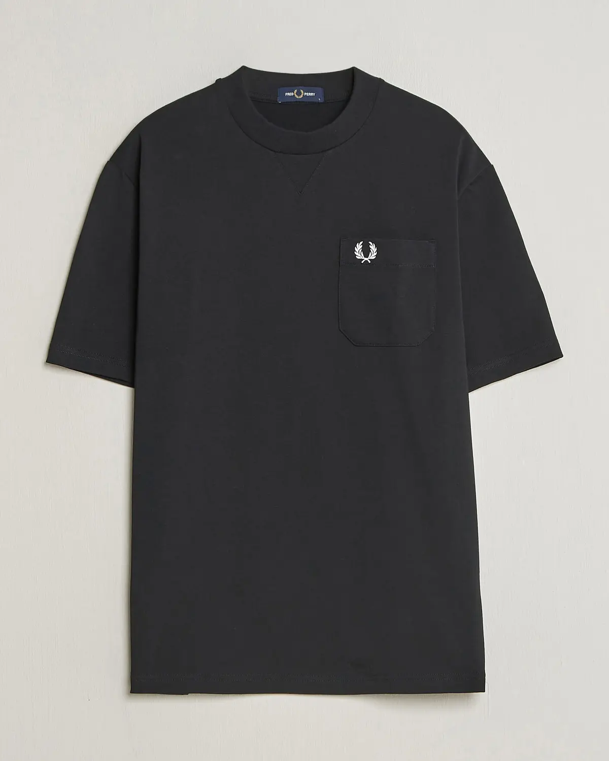 Fred Perry Heavy Pocket T-Shirt Black