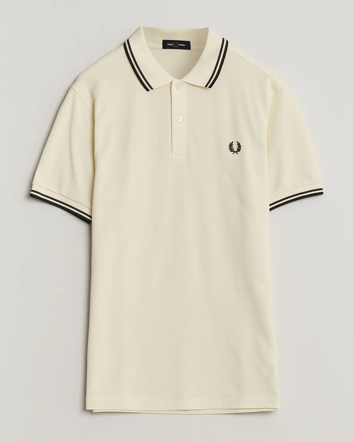 Fred Perry Twin Tipped Polo Shirt Ecru