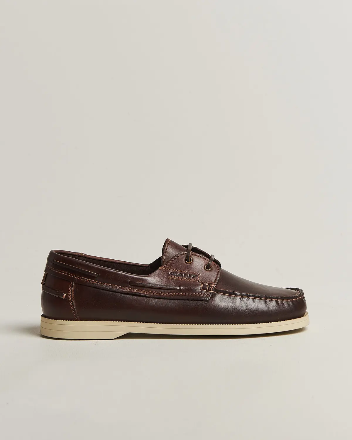 GANT Yardport Leather Boat Shoe Brown