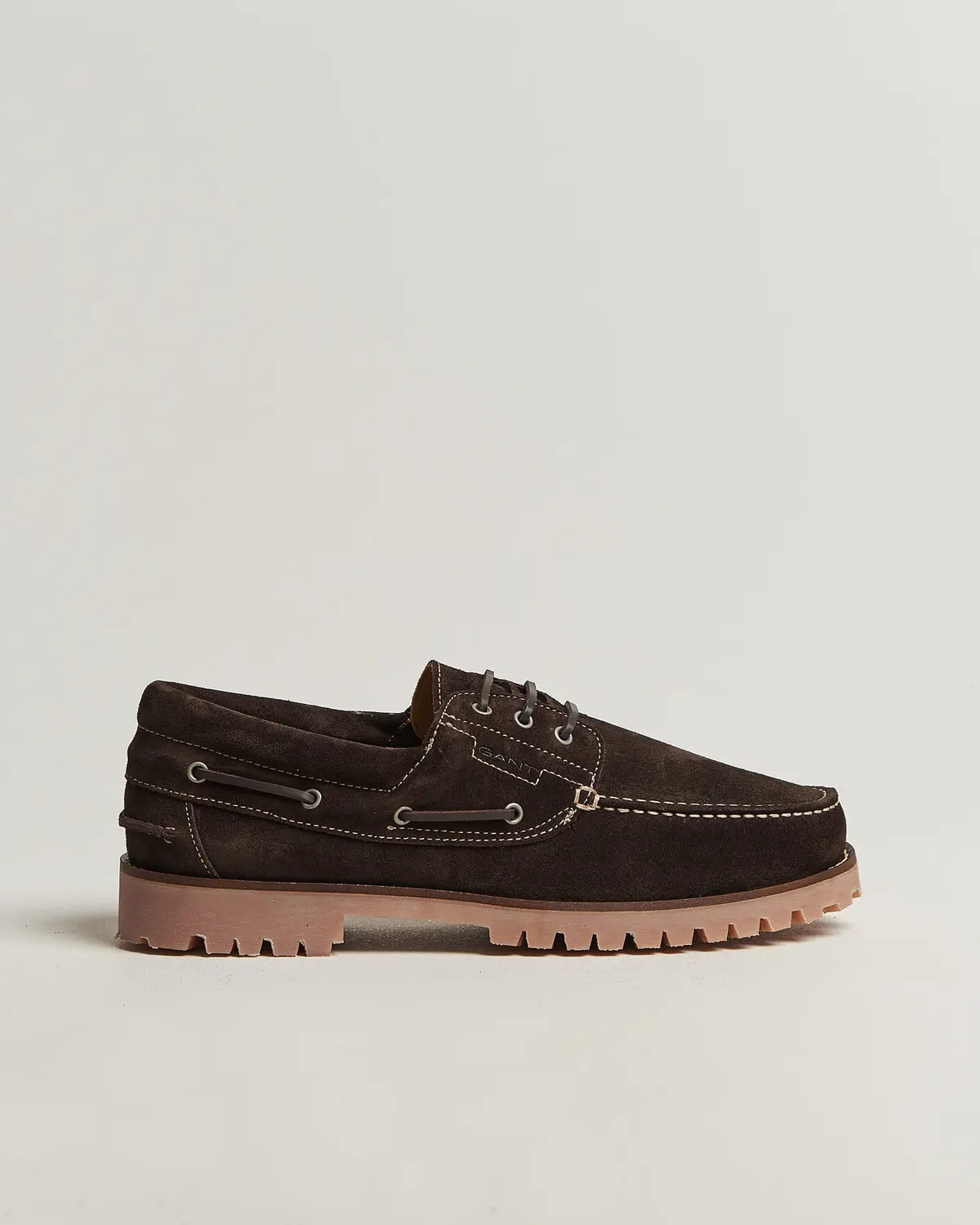 GANT Tratton Suede Boat Shoe Dark Brown