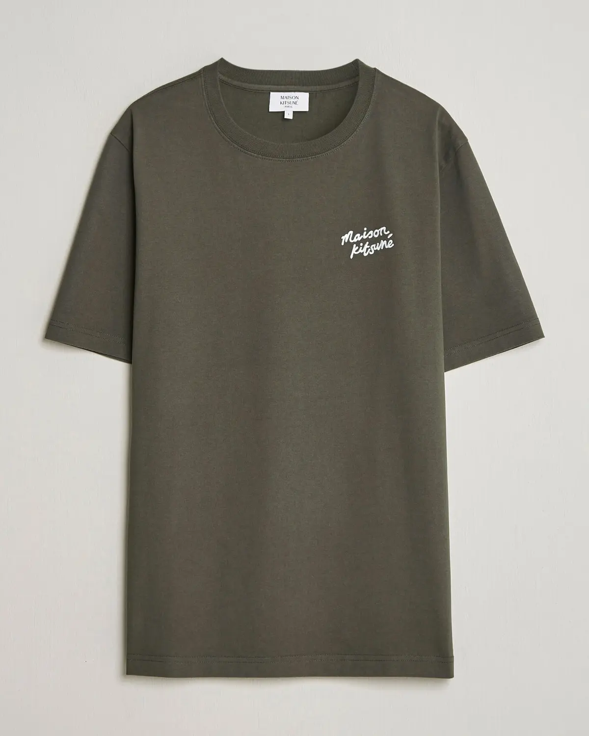 Maison Kitsuné Handwriting T-Shirt Beluga