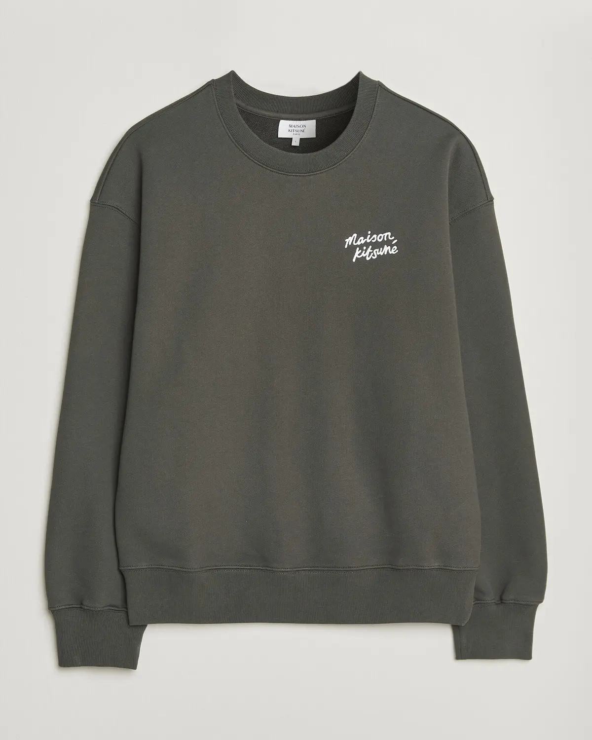 Maison Kitsuné Handwriting Sweatshirt Beluga