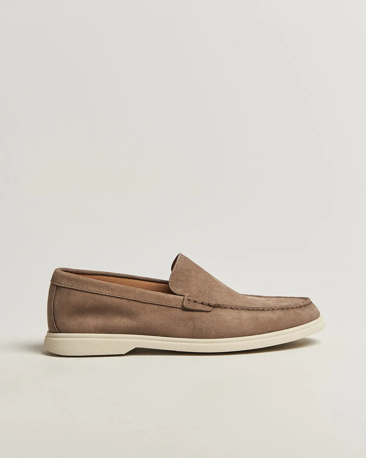 BOSS BLACK Sienne Suede Loafer Medium Beige