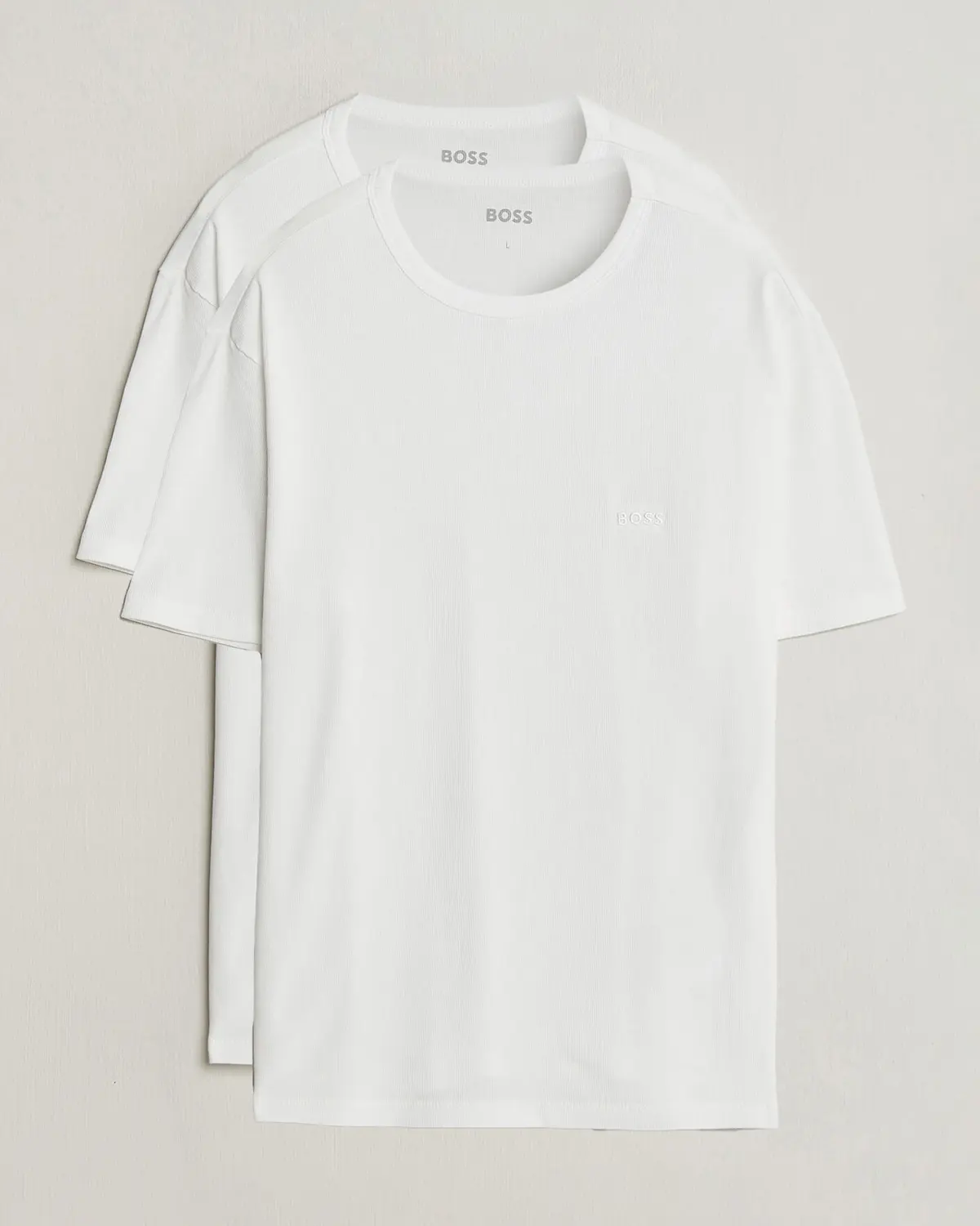 BOSS BLACK 2-Pack Ribbed T-Shirt White