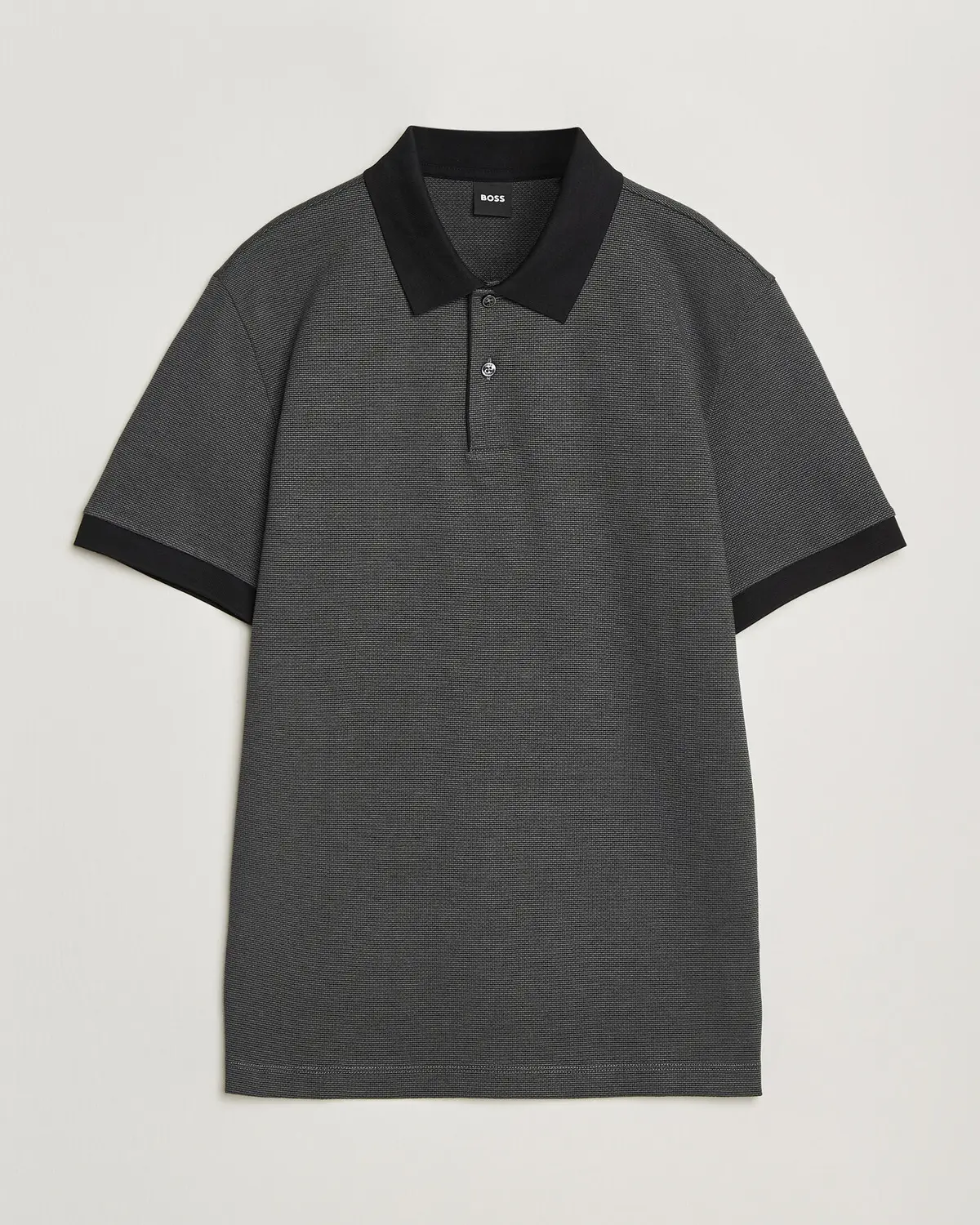 BOSS BLACK Parlay Jersey Polo Black