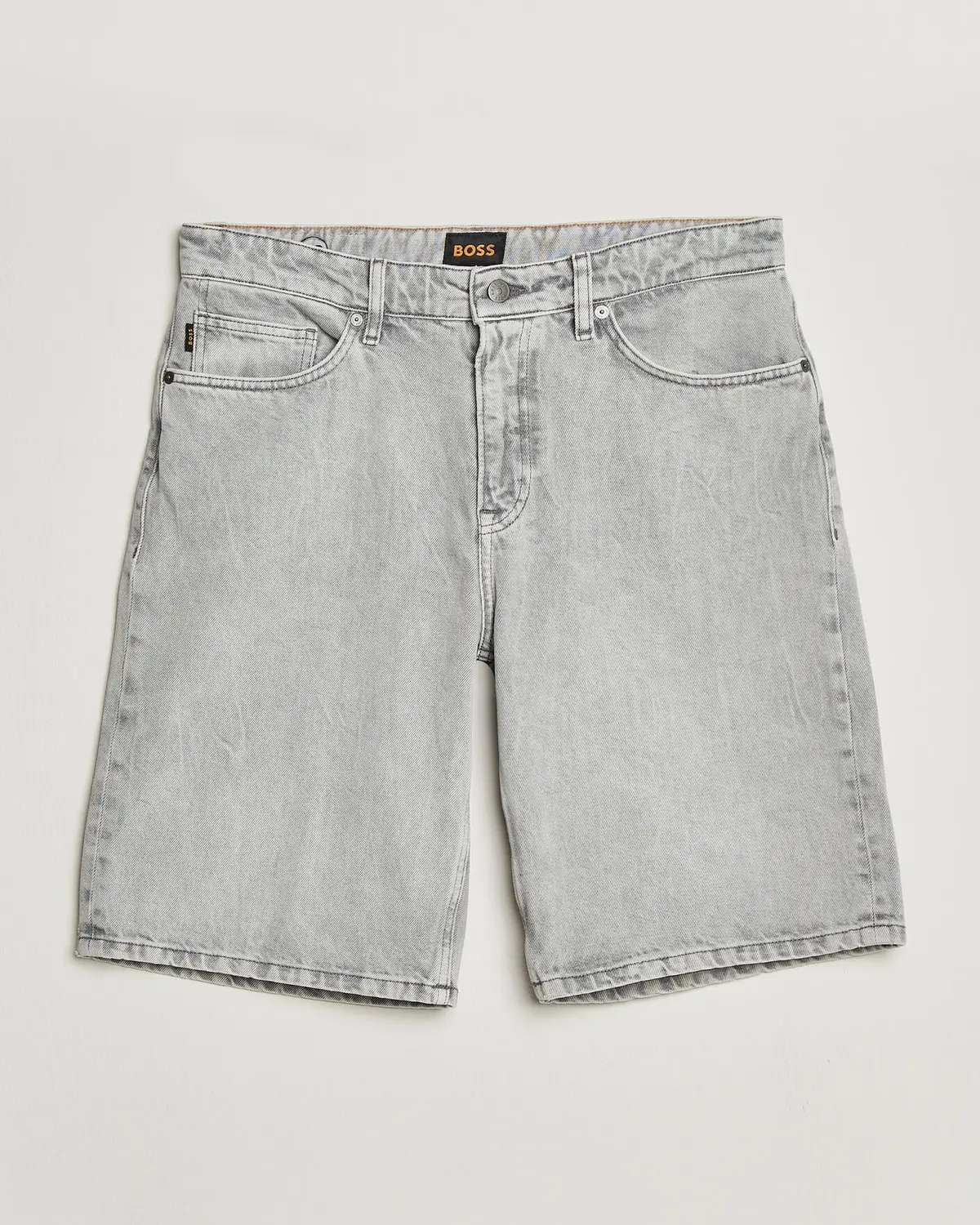 BOSS ORANGE Atacama Denim Shorts Medium Grey