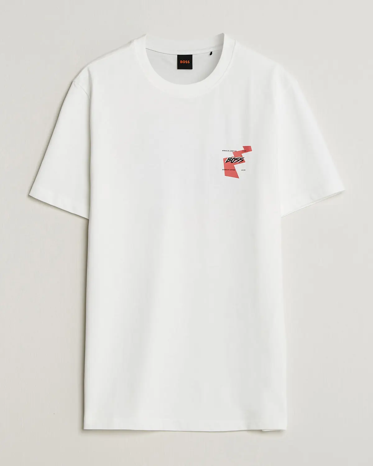 BOSS ORANGE Movement Printed Crew Neck T-Shirt Natural