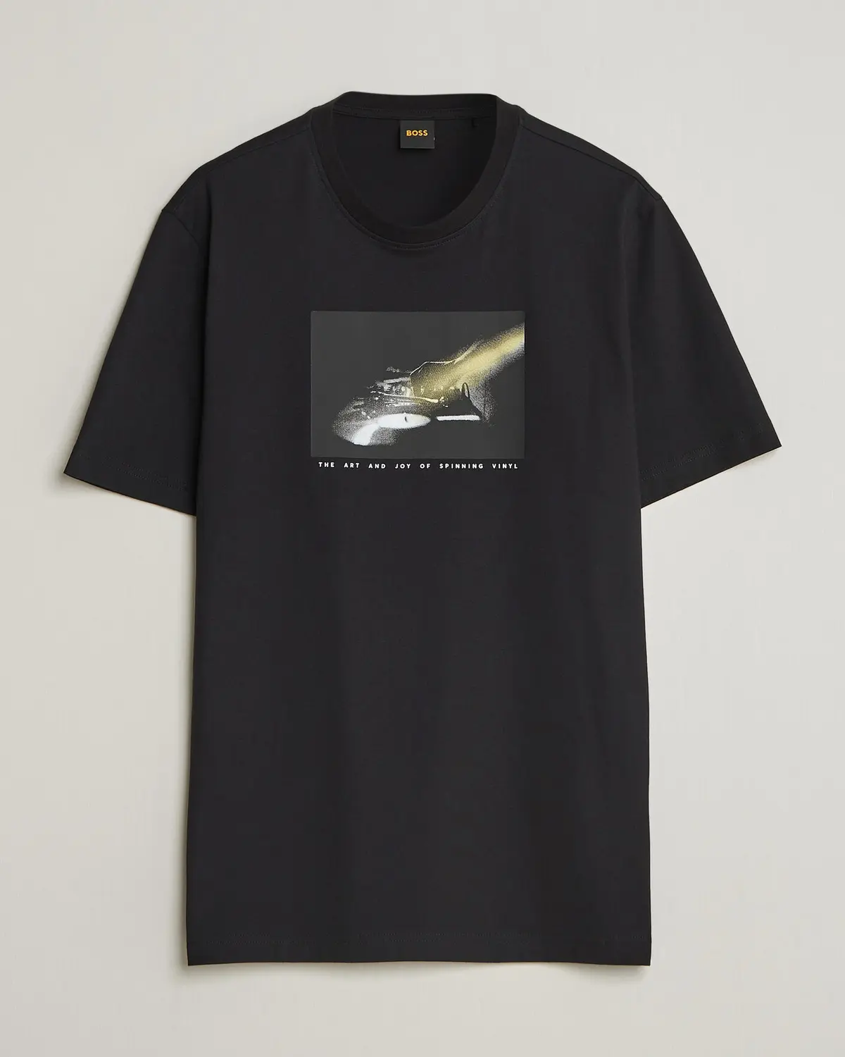 BOSS ORANGE DJ Printed Crew Neck T-Shirt Black