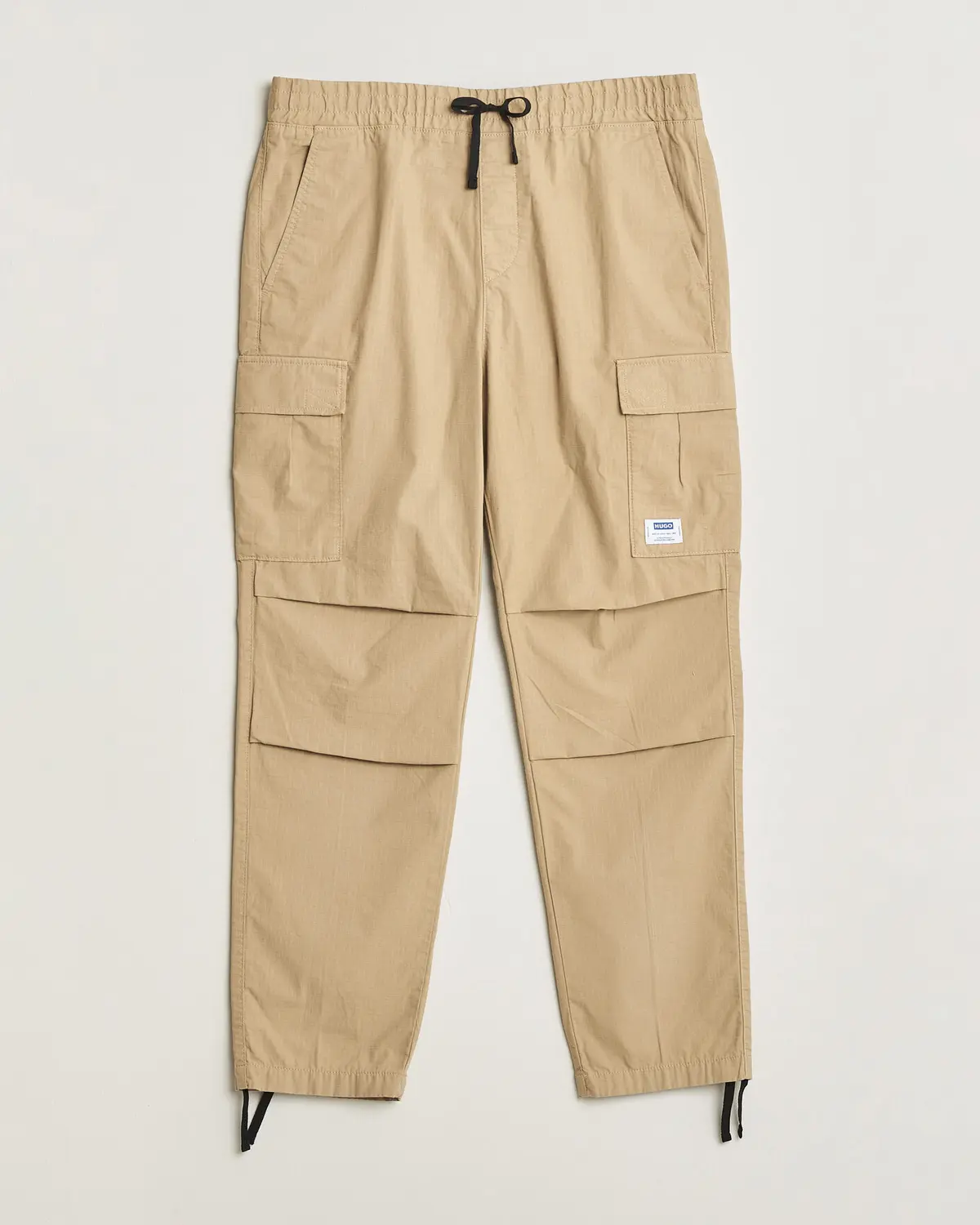 HUGO Gadic Cargo Drawstring Pants Medium Beige