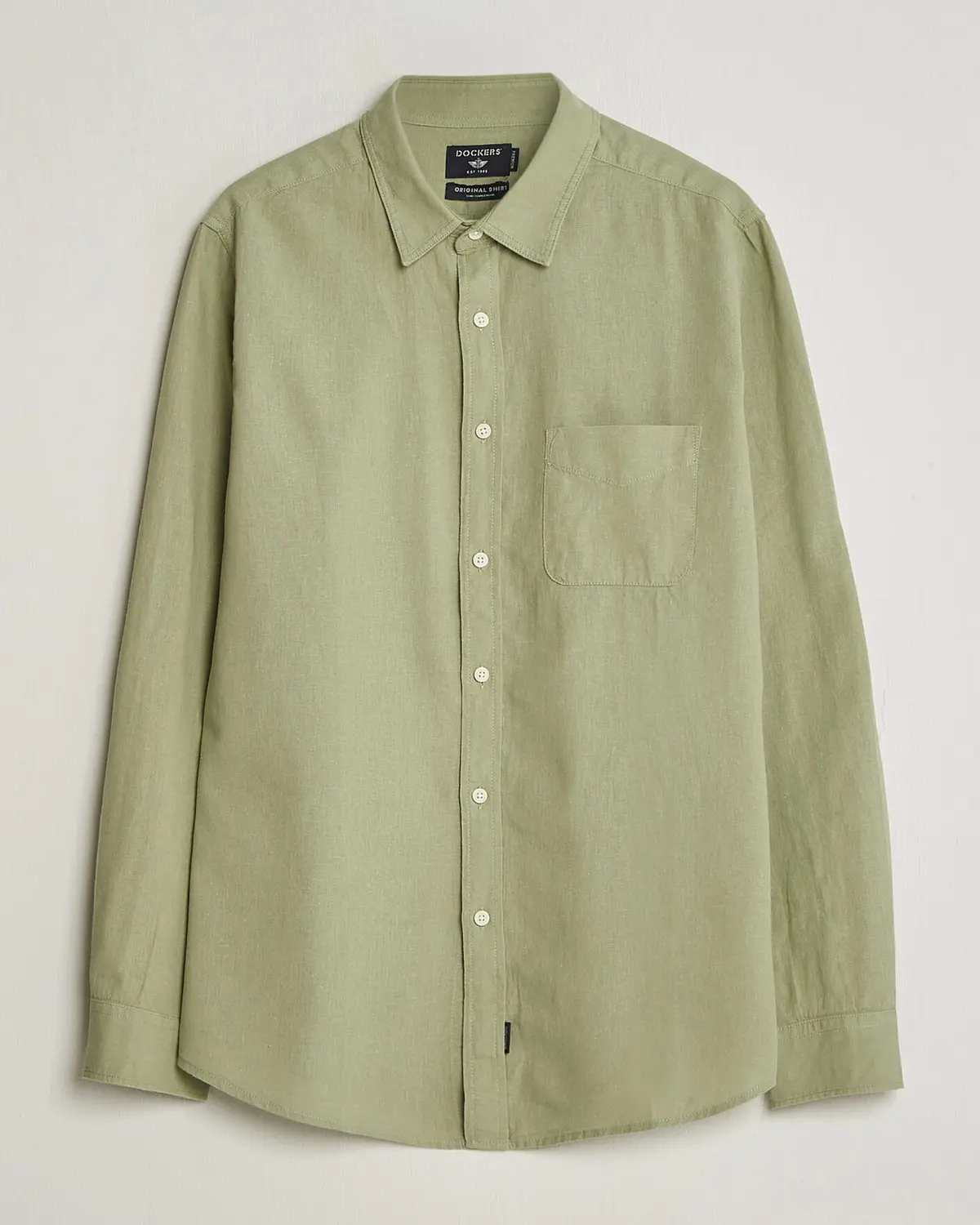 Dockers Slim Linen/Cotton Shirt Tea