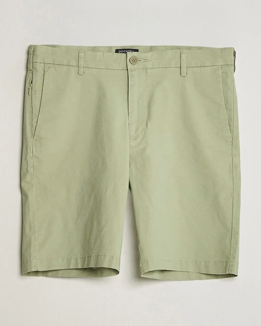 Dockers Slim Cotton/Linen Shorts Tea
