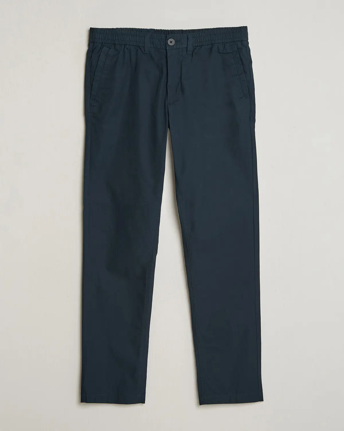 KnowledgeCotton Apparel Tim Tapered Cotton Stretch Pants Total Eclipse