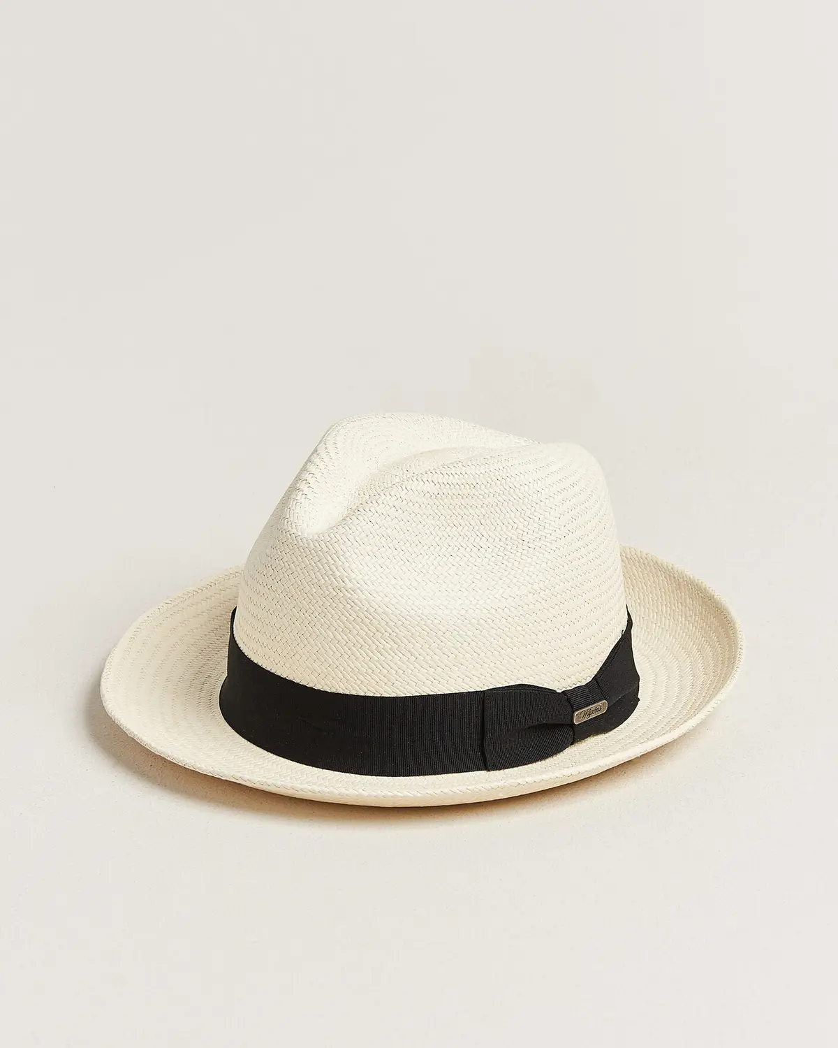 Wigéns Trilby Panama Hat White/Black