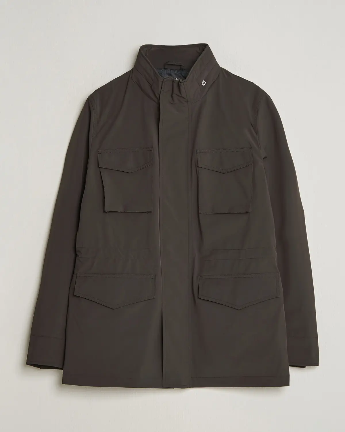 Oscar Jacobson M65 Nylon Field Jacket Brown