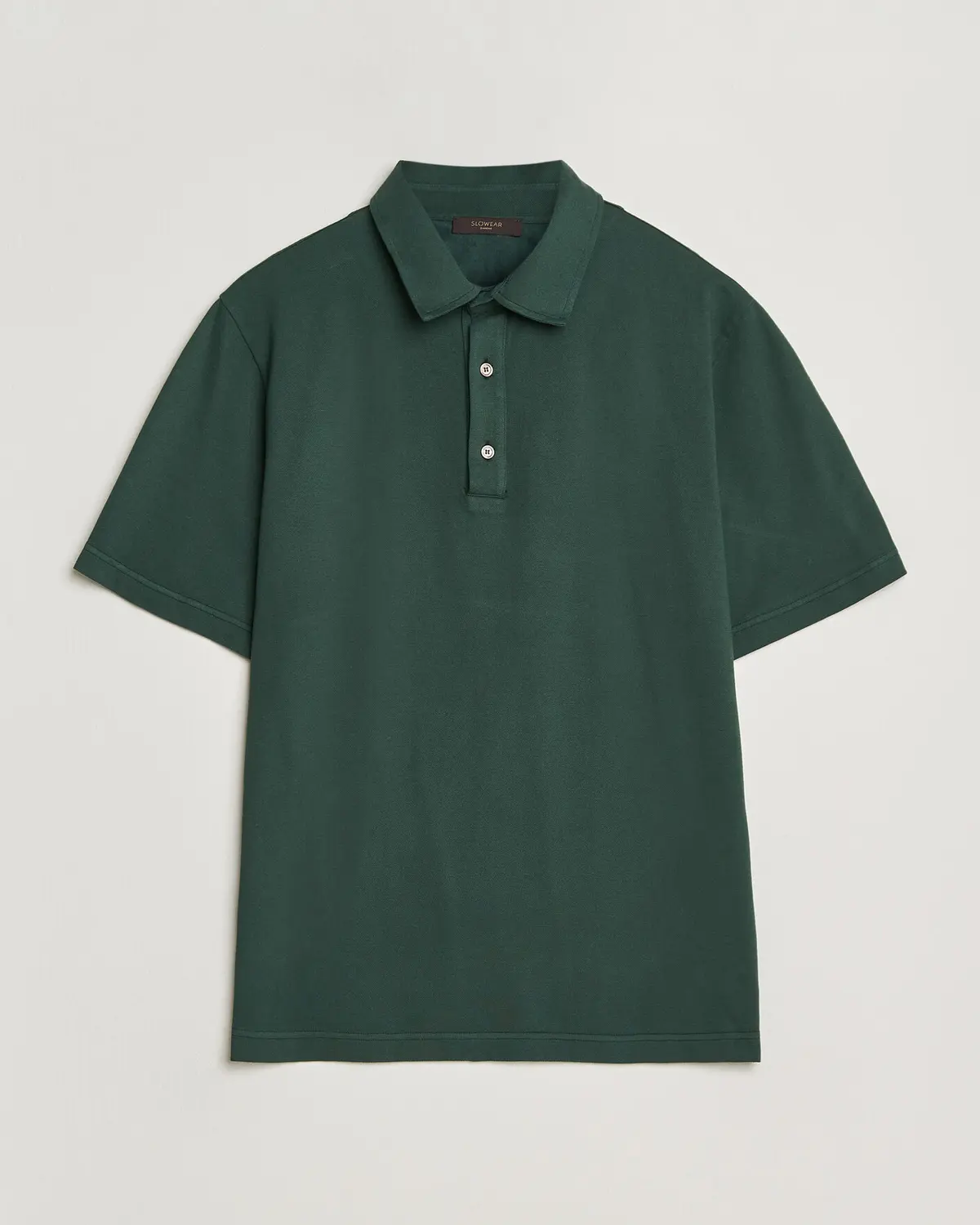 Zanone Soft Cotton Piquet Polo Dark Green