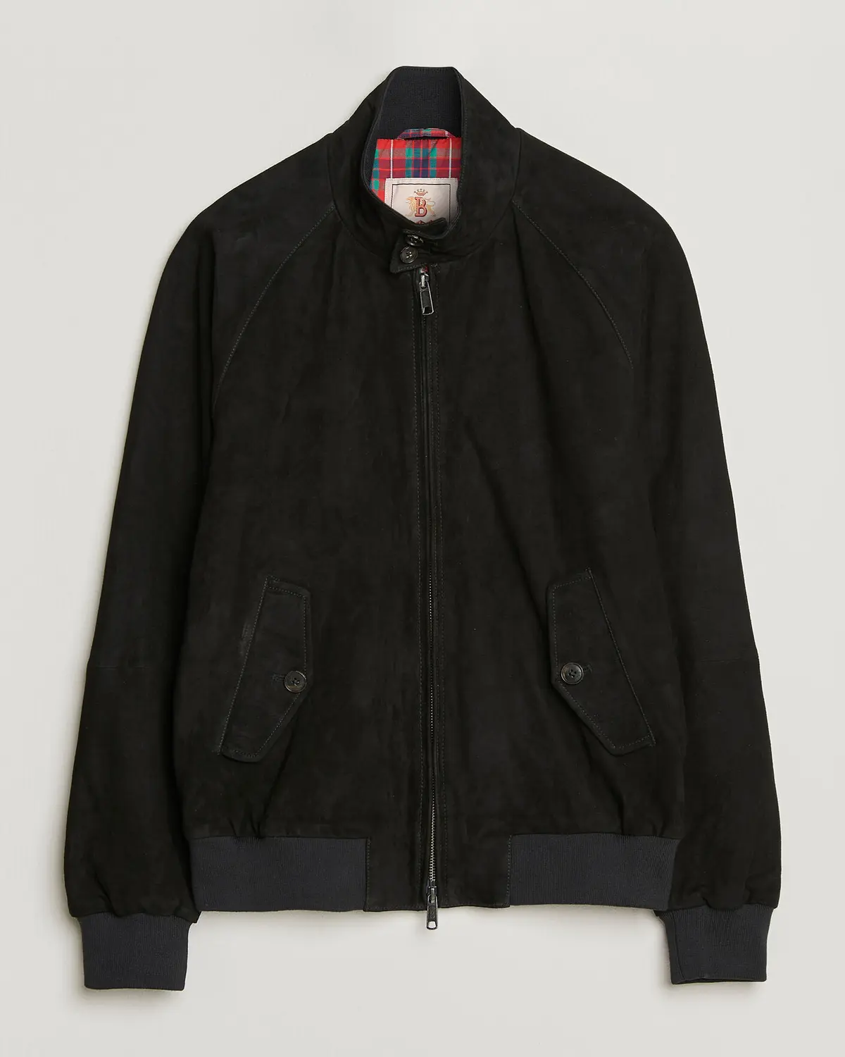 Baracuta G9 Suede Jacket Black