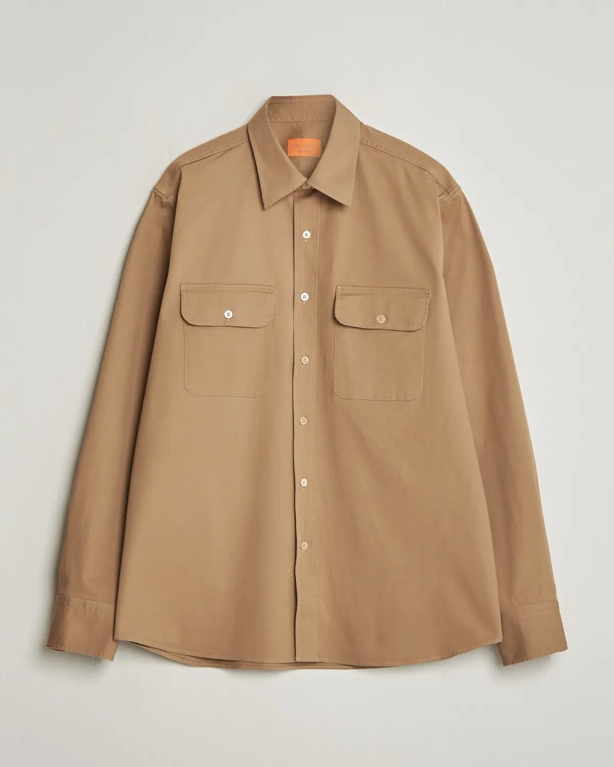 Grigio Illinois Cotton Overshirt Khaki