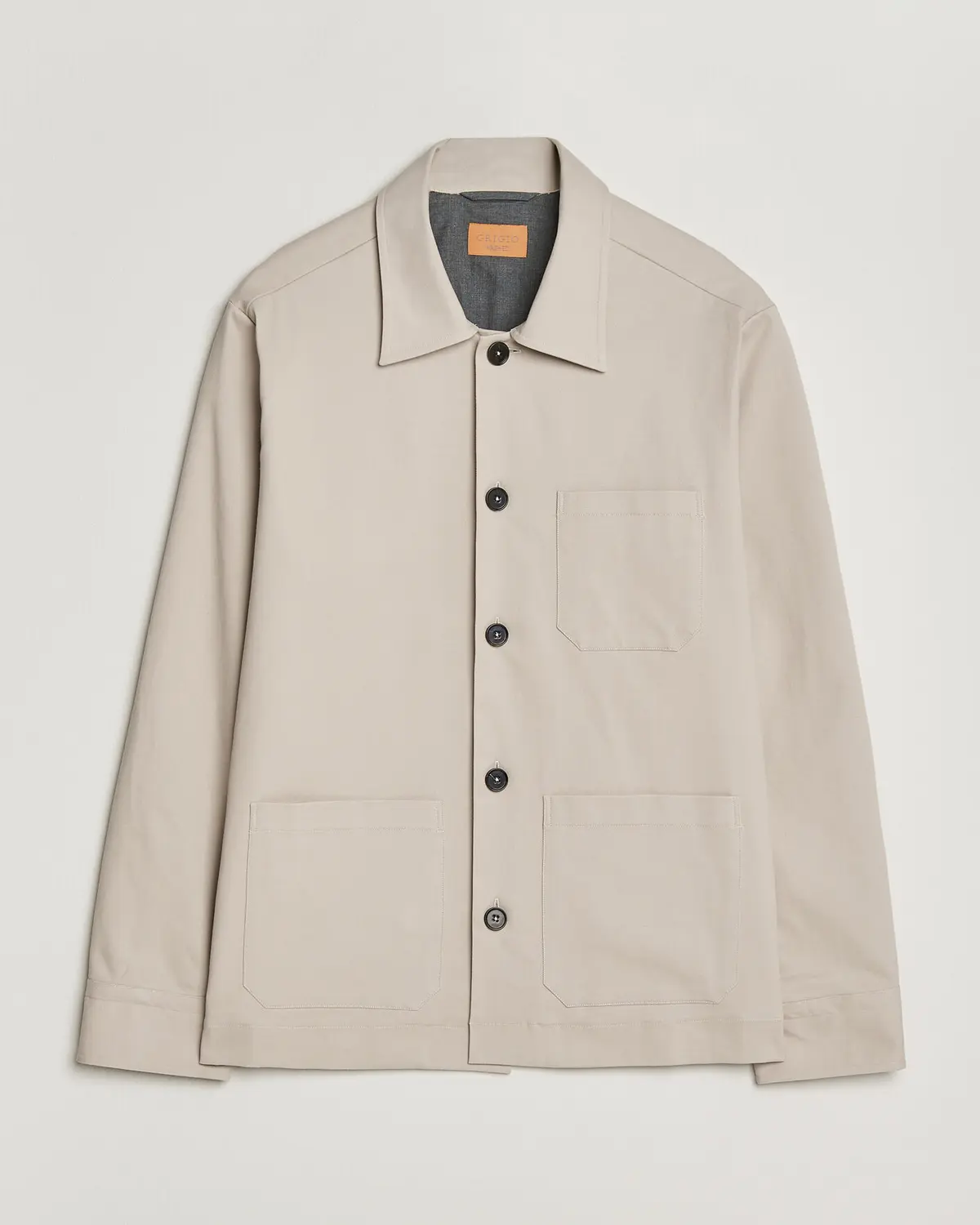Grigio Cotton Chore Jacket Beige