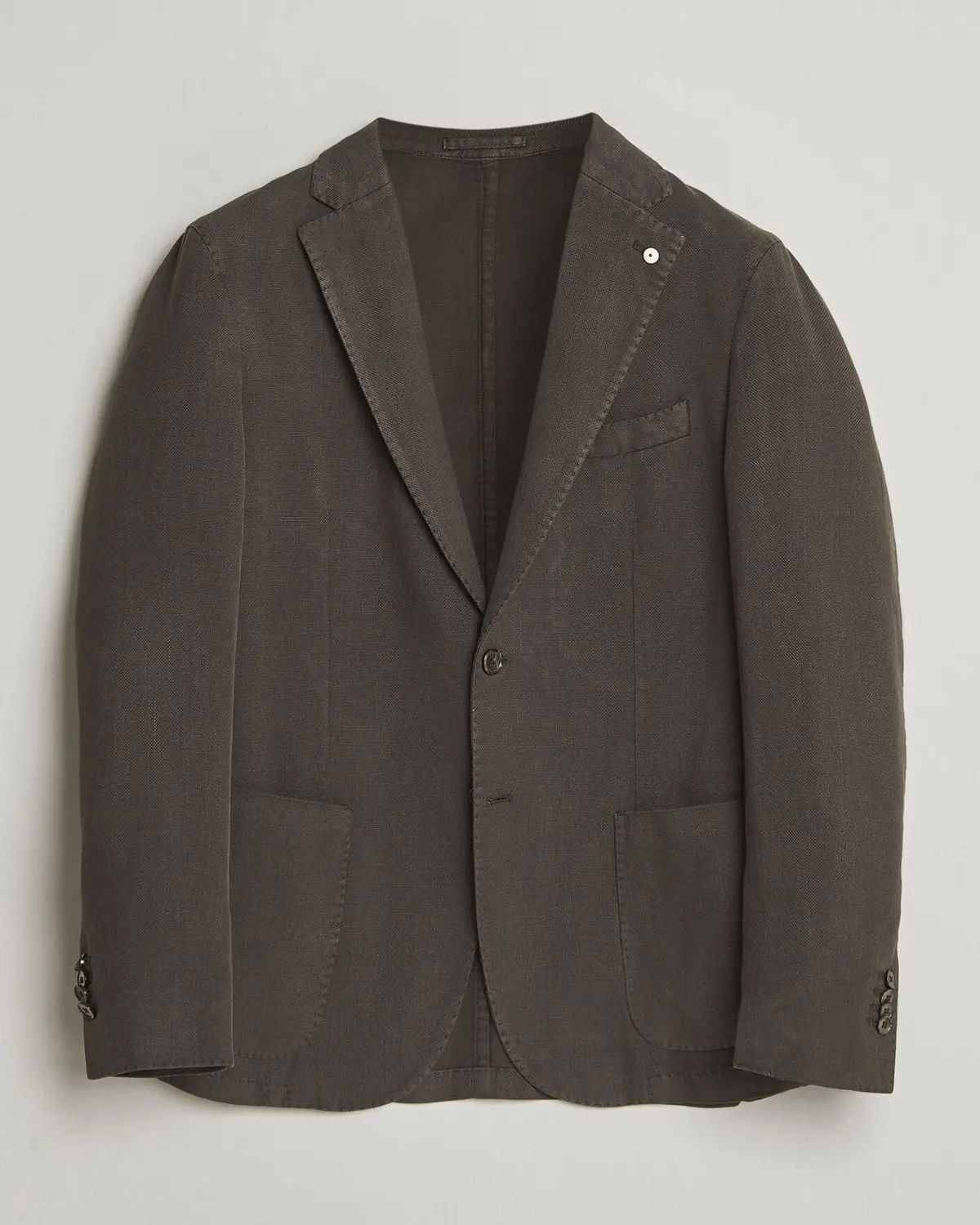 L.B.M. 1911 Jack Regular Fit Structured Cotton Blazer Brown