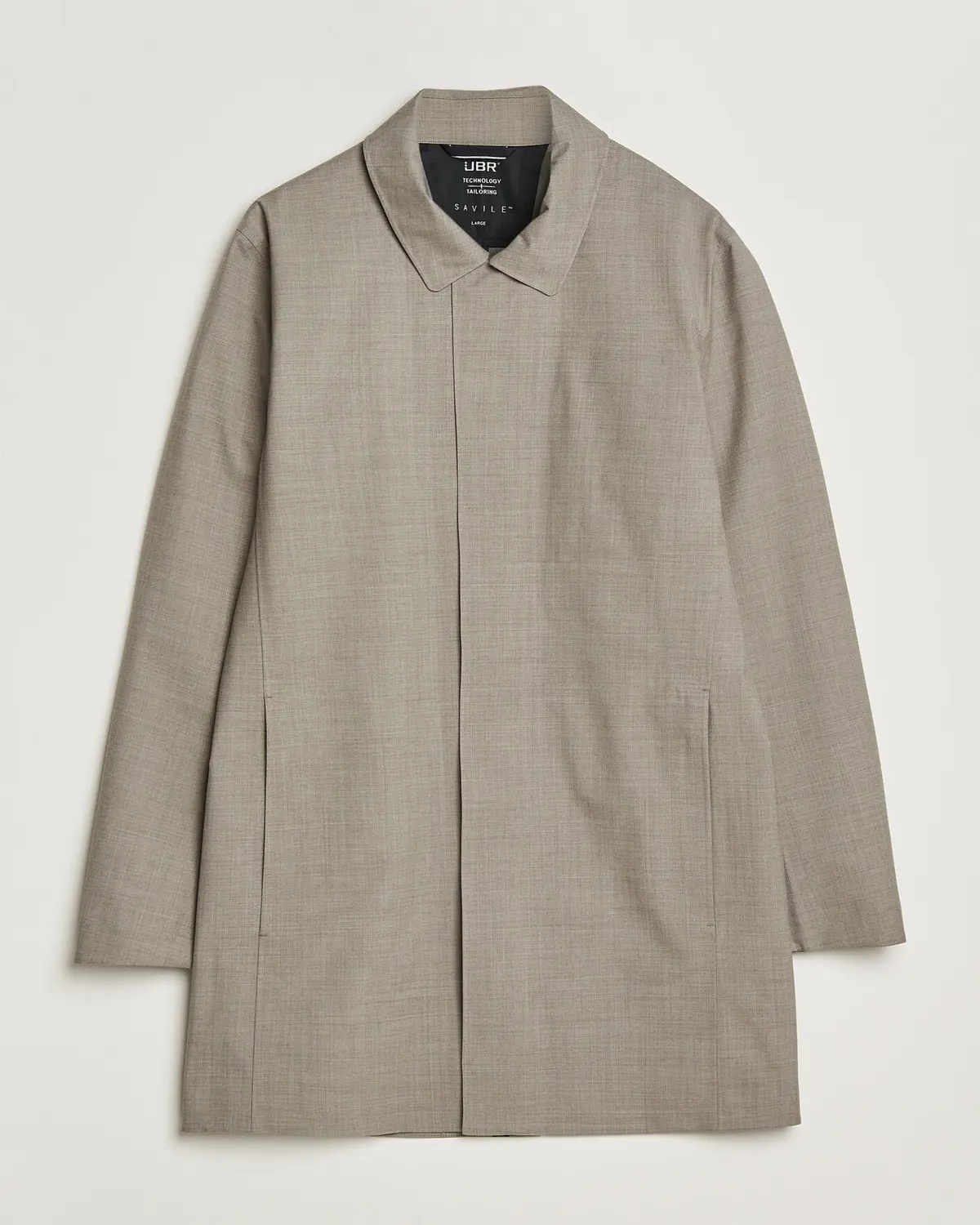 UBR Sky Fall Savile Wool Waterproof Coat Sand