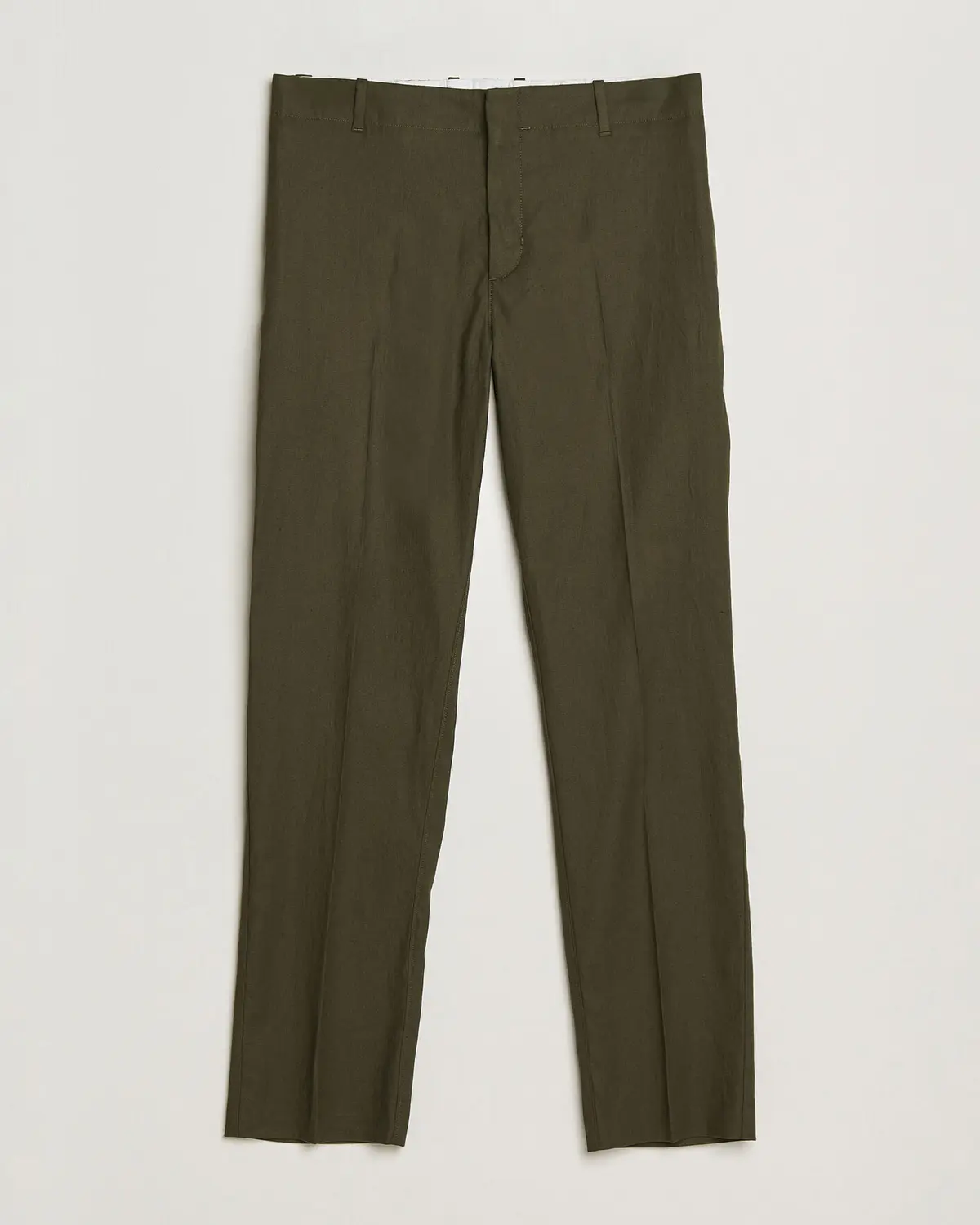 Orlebar Brown Ray Linen Pants Bayleaf Green