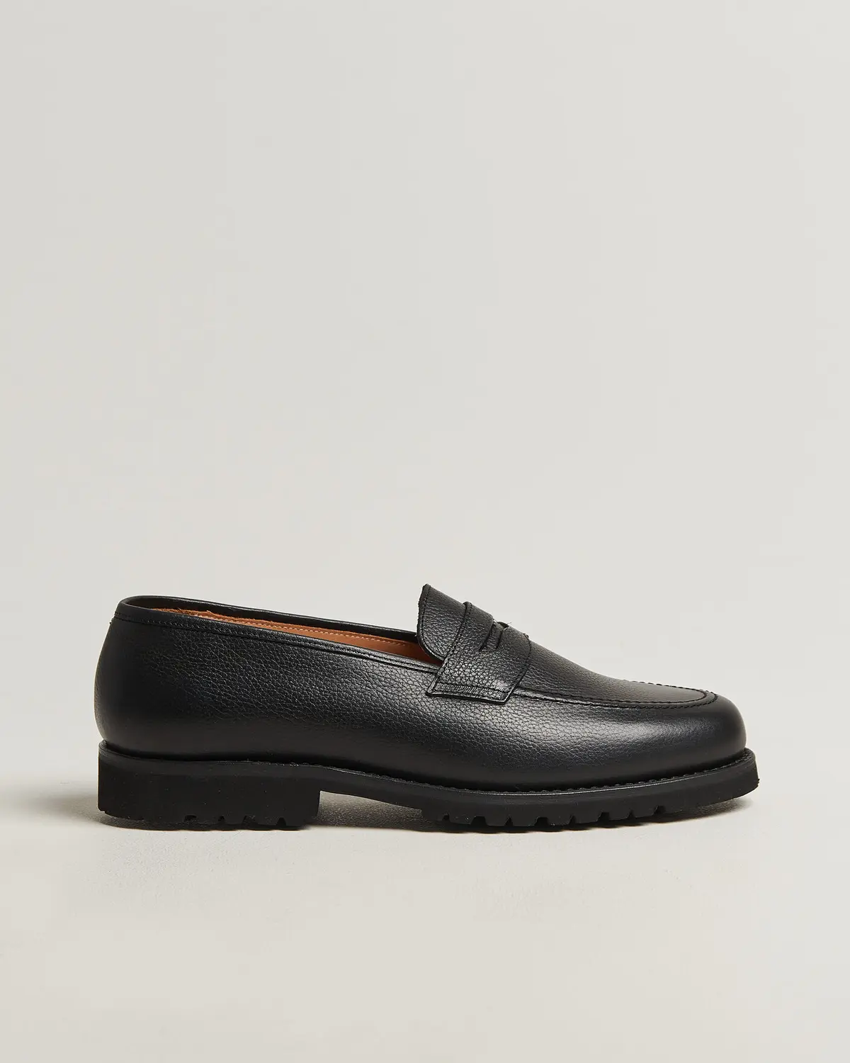 Myrqvist Stenhammar II Vibram Loafer Black Grained Calf