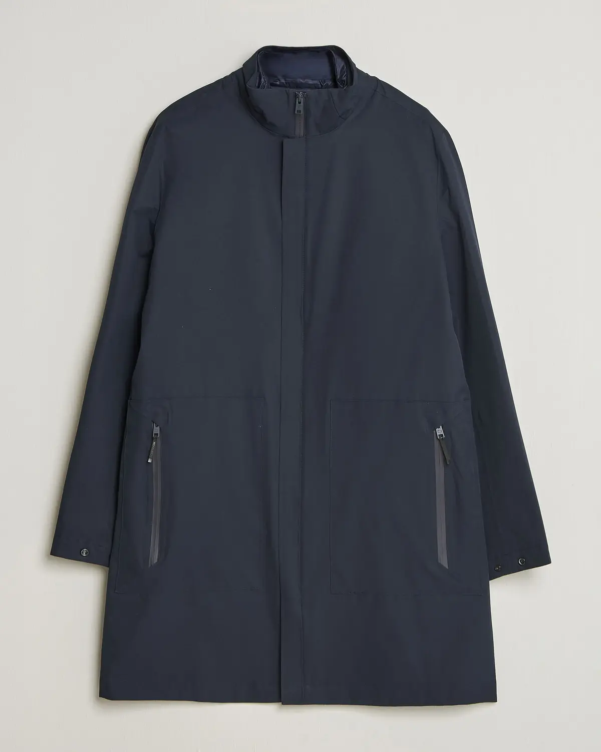 Woolrich Two Layer 2 in 1 Carcoat Melton Blue