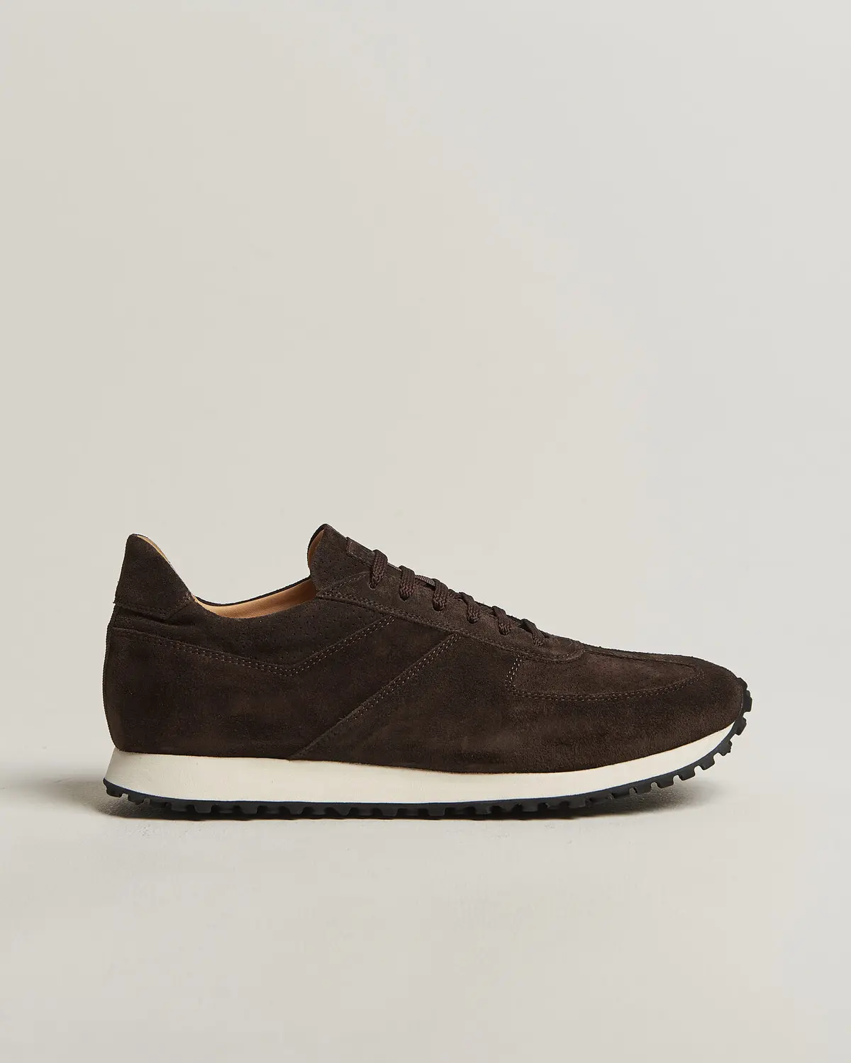 CQP Stride Suede Runner Dark Brown