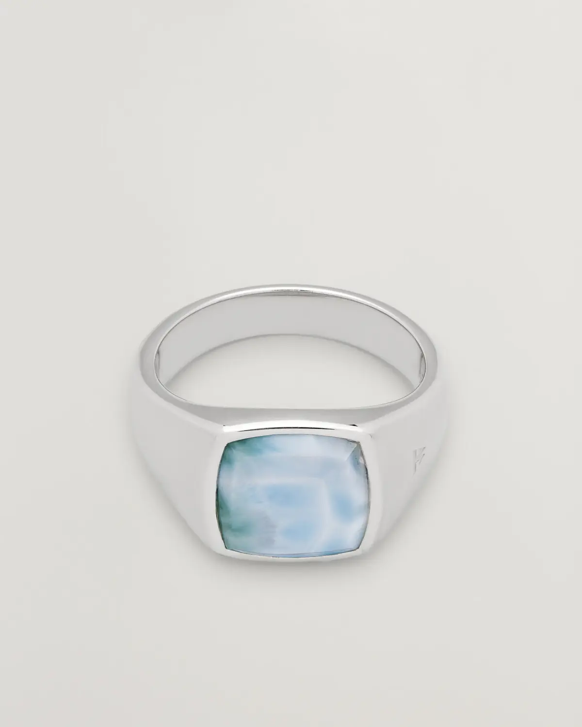 Tom Wood Kay Ring Ice Blue Silver